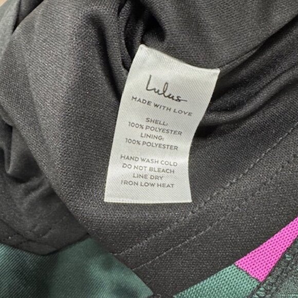 NWT Lulus Setting the Mood Black Floral Jacquard Mini Shift Dress (size S) - Picture 9 of 10